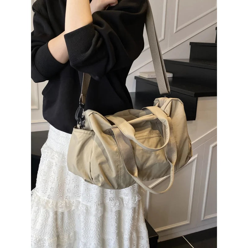 Large-Capacity Nylon Travel & Yoga Duffel Bag – Unisex