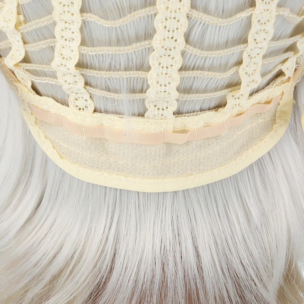 Women's Short Bob Wig – Straight Ombre Blonde Cosplay & Daily Fashion Bob Wig Nixie