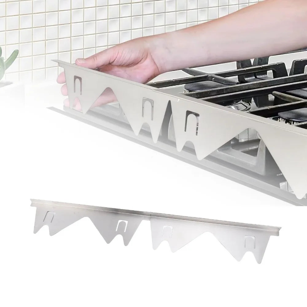2 Pairs Stainless Steel Stove Gap Covers – Retractable & Easy Clean Stove Gap Cover Nixie