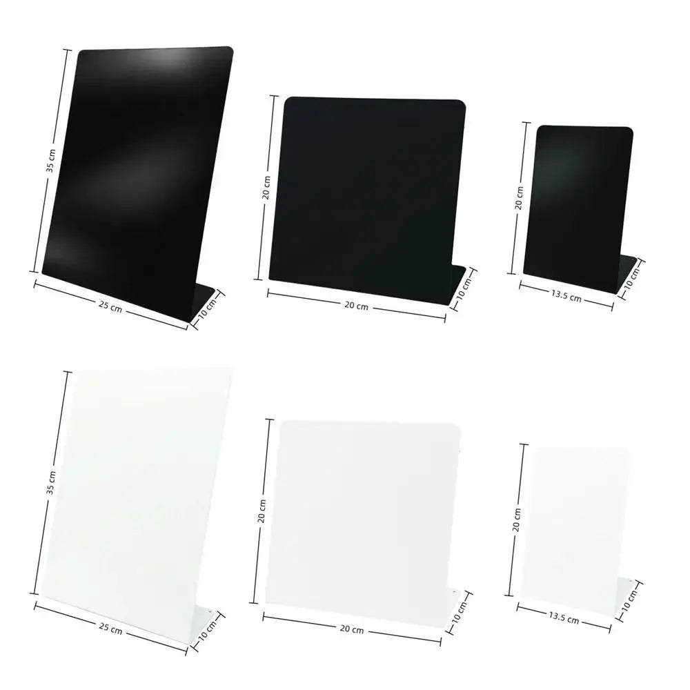 Metal Magnetic Blackboard Desktop Message Board | 3 Sizes Magnetic Message Board Nixie