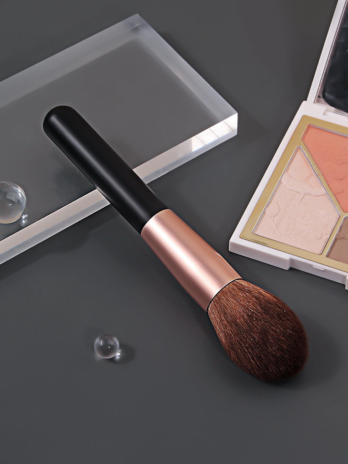 Rose Gold Fluffy Makeup Brush – Powder, Blush & More Makeup Brush Nixie