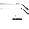 Replacement Glasses Temple Arms – Metal Legs for Eyeglasses Eyeglass Temple Arms Nixie Rose Gold