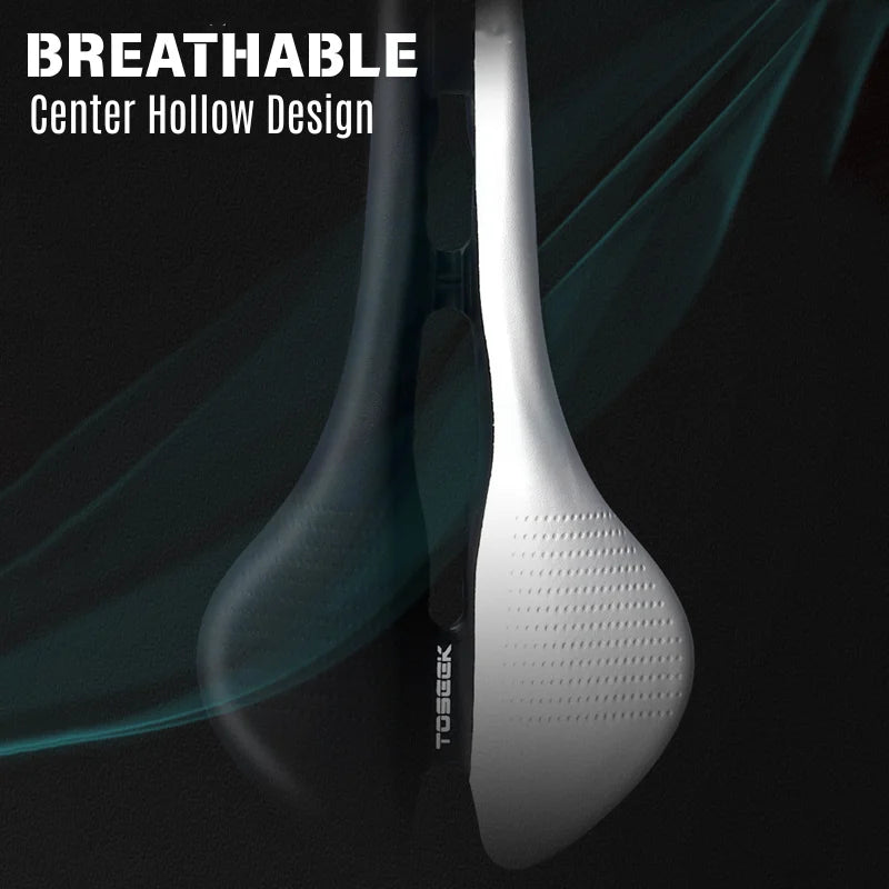 TOSEEK Ultralight Bike Saddle – Hollow Breathable Ergonomic Seat