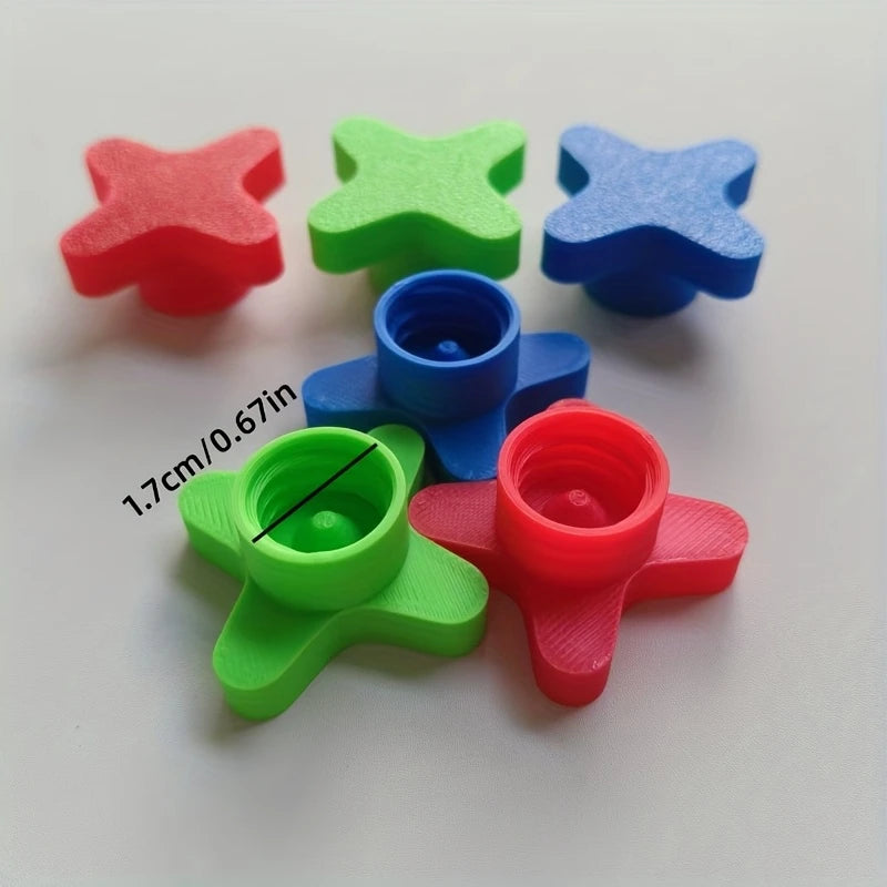 Reusable Caulk Cap & Nozzle Protector with Cleaner Tool Caulk Nozzle Cap Nixie 6pcs