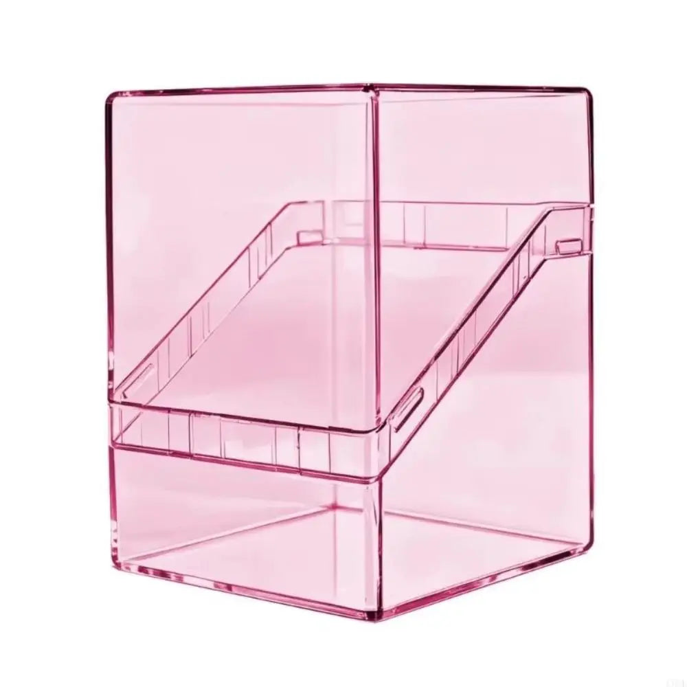 Acrylic TCG Card Storage Box – 100 Cards, Stackable & Clear Card Storage Box Nixie