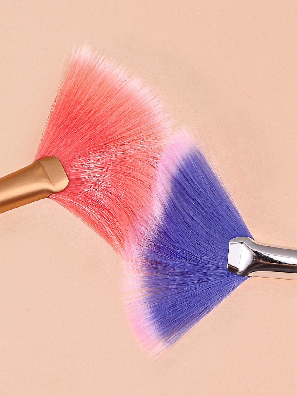 Fan-Shaped Blush & Contour Brush | Fluffy Wool Fiber Makeup Tool Makeup Brush Nixie