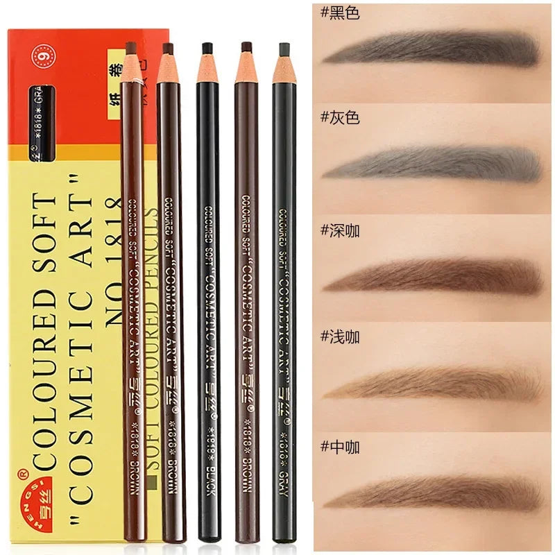 MicroJoy 3Pcs Waterproof Eyebrow Pencil Set – Long-Lasting Eyebrow Pencil Set Nixie