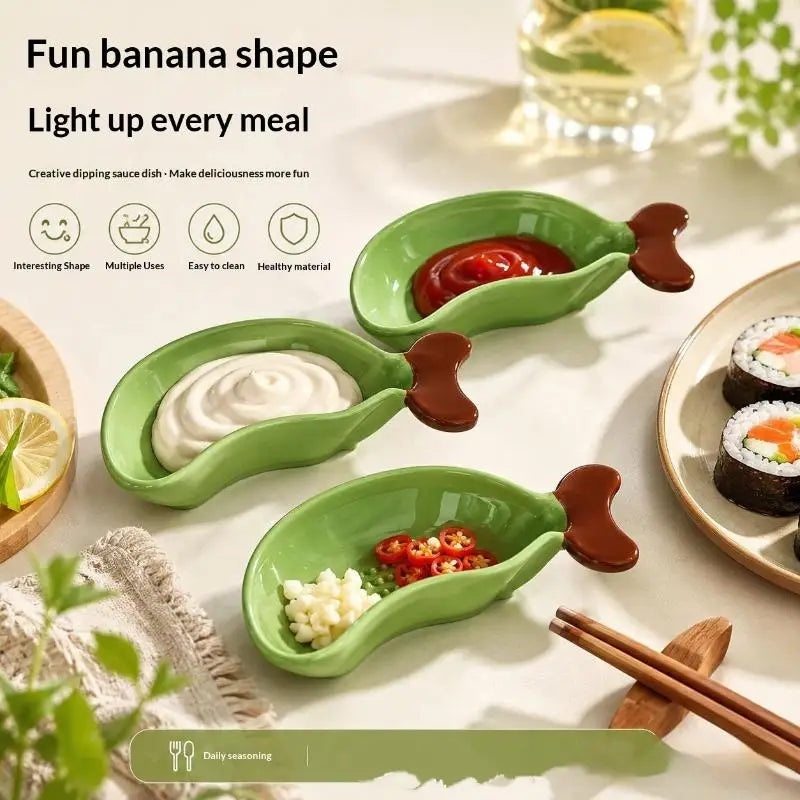 Fish-Shaped BPA-Free Seasoning Dish & Grinding Plate | JETTING Seasoning Dish Nixie
