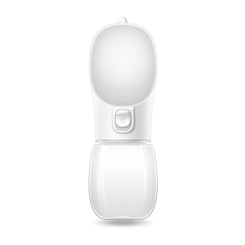 Portable Leakproof Pet Water Bottle for Dogs & Cats Travel Pet Travel Water Bottle Nixie WHITE 300ML - PET