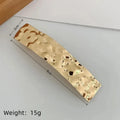Metal Geometric Spring Hair Clip – Gold & Silver Plated Hair Clip Nixie XL1503-1