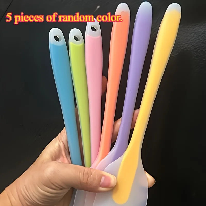 5-Piece Silicone Spoon Set – Non-Stick Heat-Resistant Utensils Silicone Kitchen Utensils Nixie