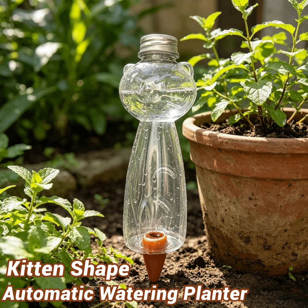 Kitten Shape Self-Watering Planter Drip Insert – 550ml