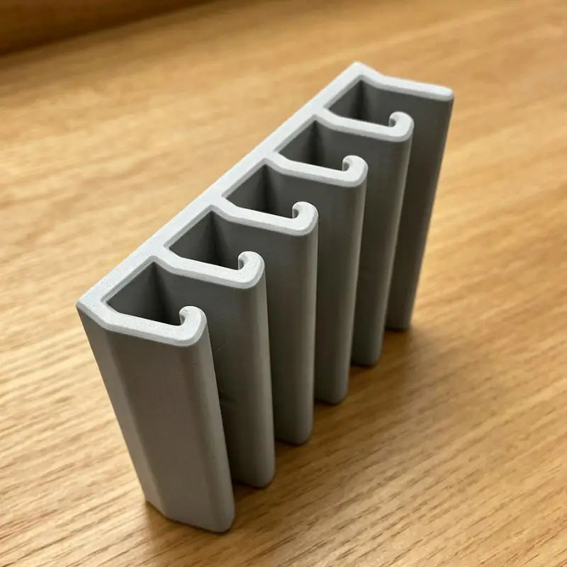 Under Cabinet Food Container Organizer – 4 Slots Drill-Free Cabinet Storage Organizer Nixie A2