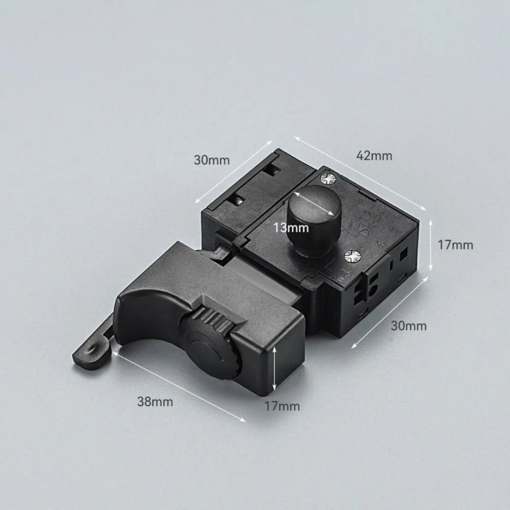 Electric Drill Speed Controller Switch – Lock-On Trigger Switch