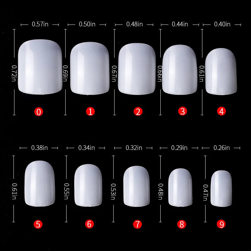 24Pcs Short Square Press On Nails Full Cover Acrylic Nail Tips Press On Nails Nixie