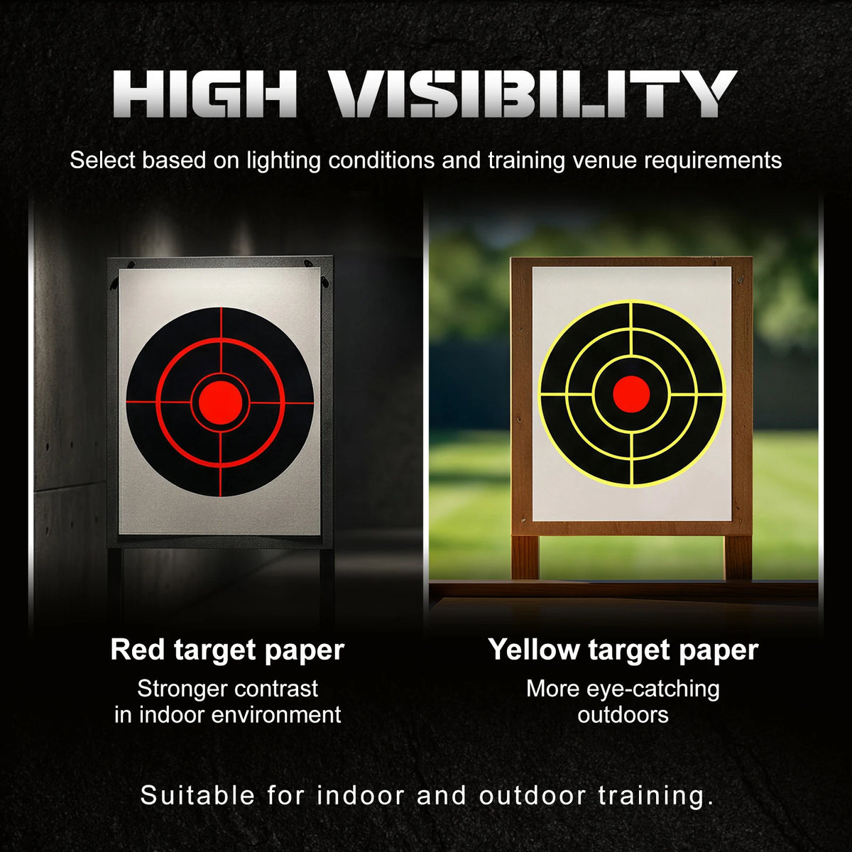 2-Roll Self-Adhesive Splatter Shooting Target Stickers 75mm Shooting Target Stickers Nixie