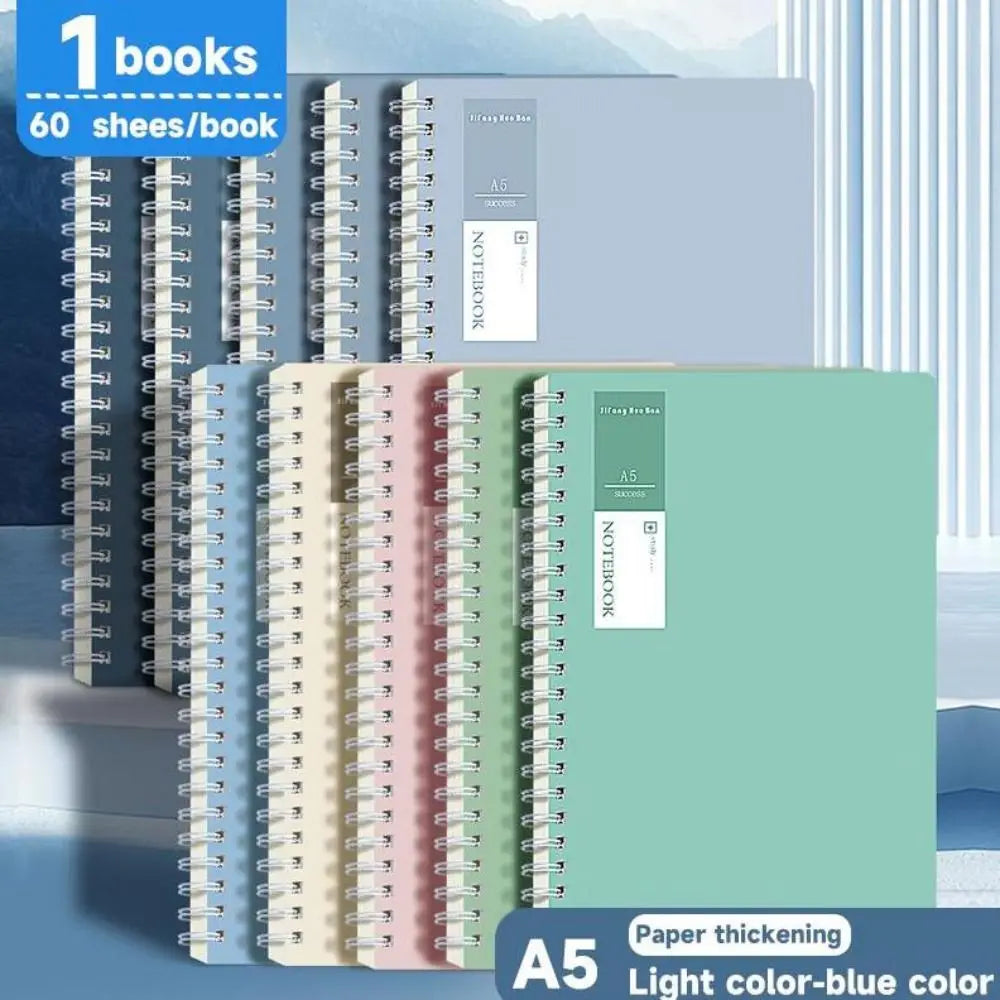 Double Spiral Notebook A5/B5 – 60 Sheets Minimalist Style
