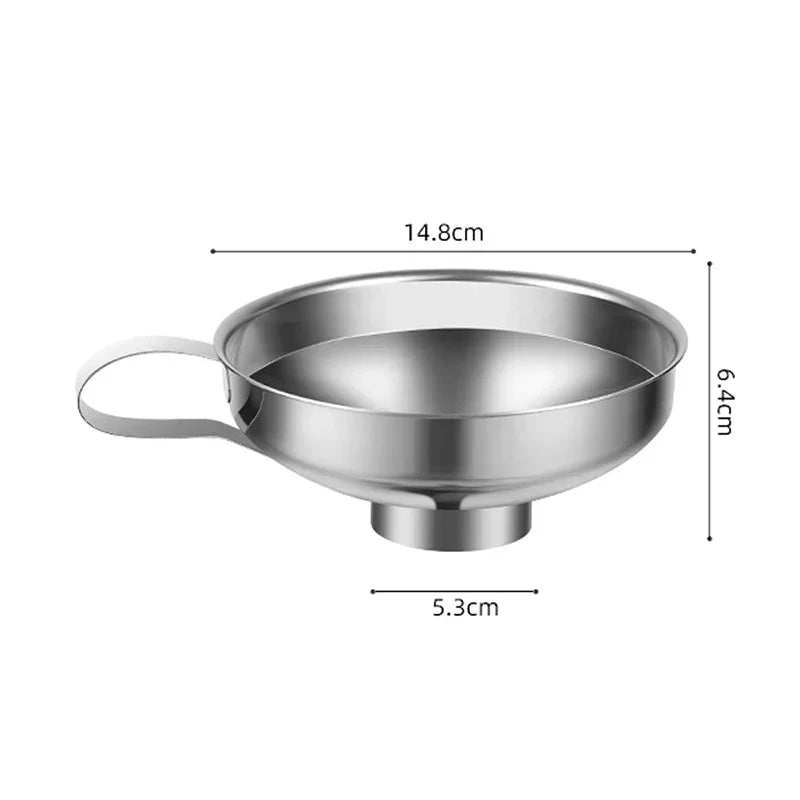Stainless Steel Wide Mouth Canning Funnel – 2 Sizes Kitchen Canning Funnel Nixie L