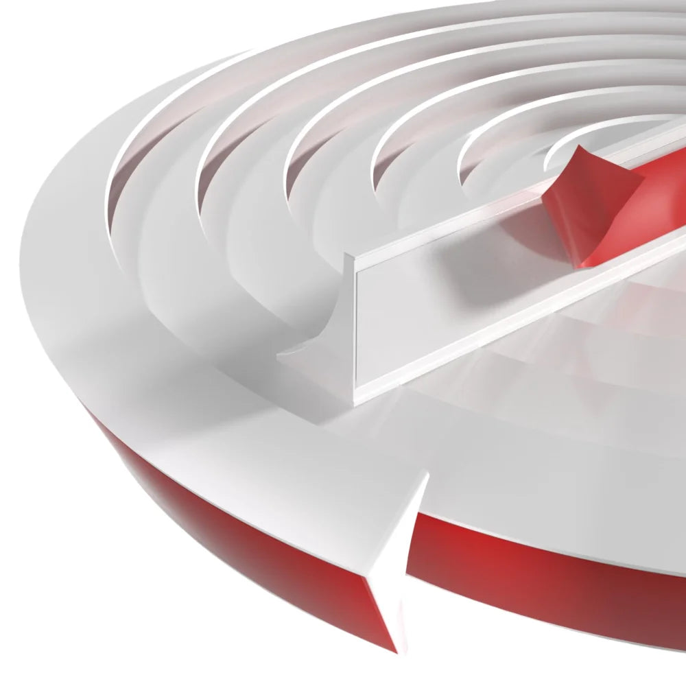 Silicone Quarter Round Molding Trim – Peel & Stick Seal Strip
