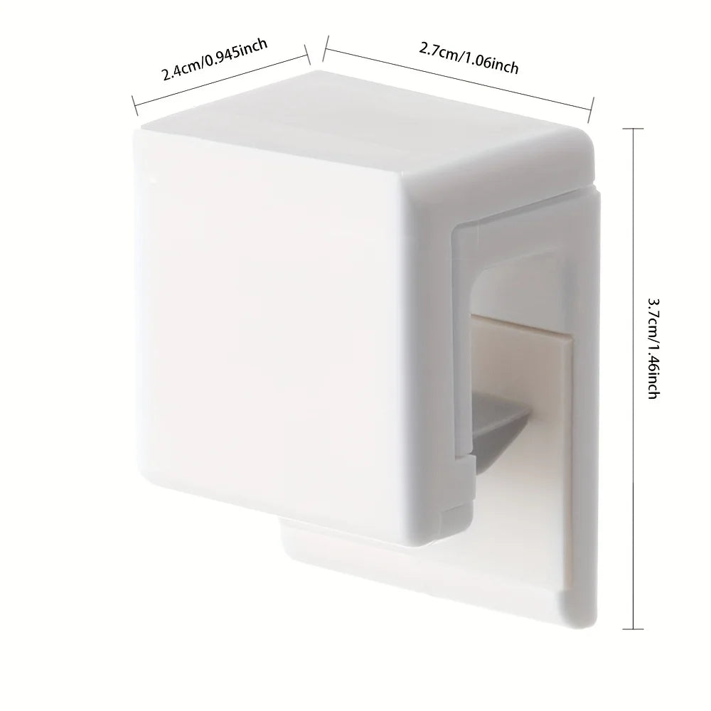 3-Pack Wall Mounted Toothbrush & Toothpaste Holder – No Drill