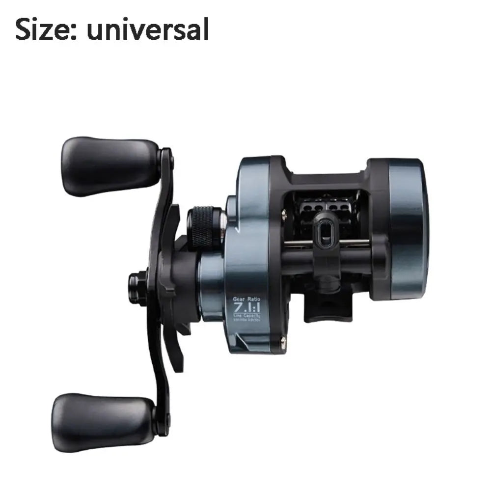 Baitcasting Reel 7.1:1 Gear Ratio 8kg Drag DC Brake 6+1 Bearings Baitcasting Fishing Reel Nixie