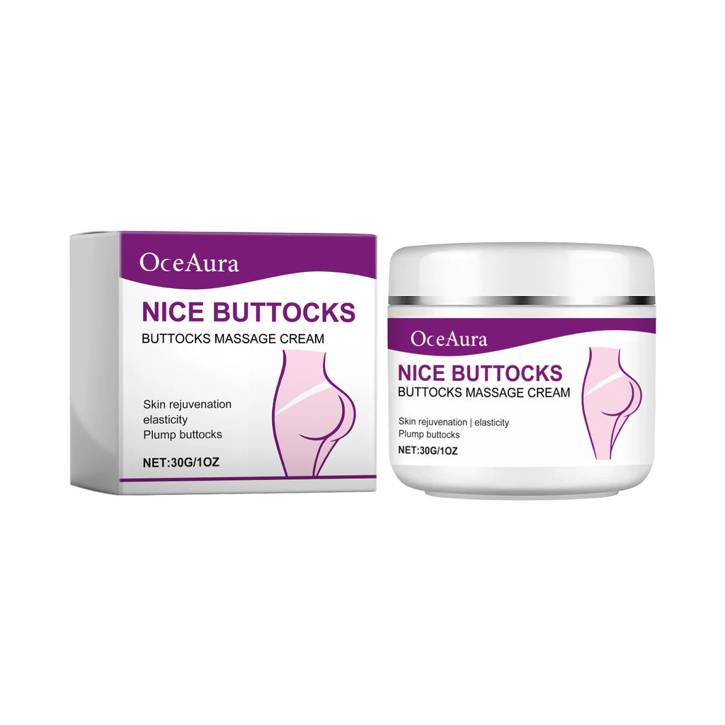OceAura Hip Firming Massage Cream – Moisturizing Body Skin Care Body Firming Cream Nixie 1Pcs 30g
