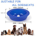 Summer Cooling Dog Bowl – Ice Pet Water Feeder | Cold Retention Pet Cooling Bowl Nixie Blue