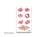 Waterproof Temporary Tattoo Stickers – Floral & Butterfly Temporary Tattoo Sticker Nixie Q-004
