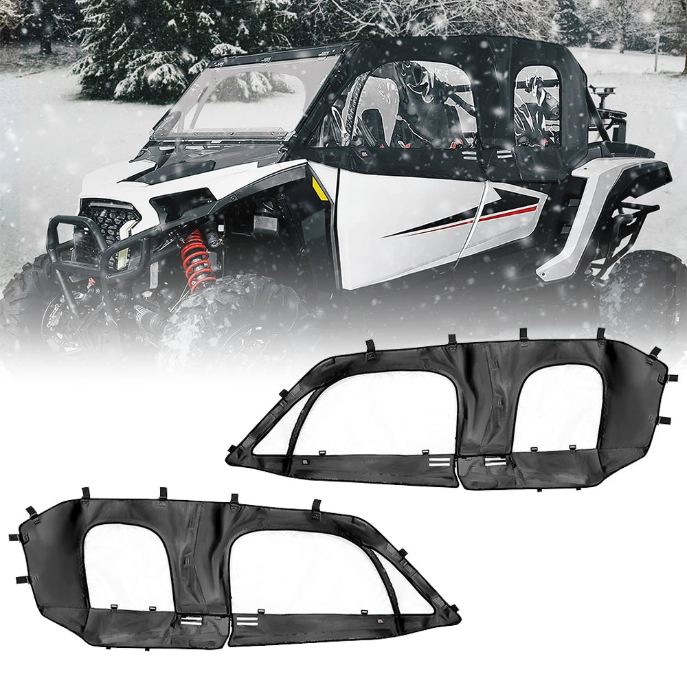 KEMIMOTO Soft Cab Enclosure Kit – Polaris RZR XP 4 1000 2024+ UTV Cab Enclosure Kit Nixie
