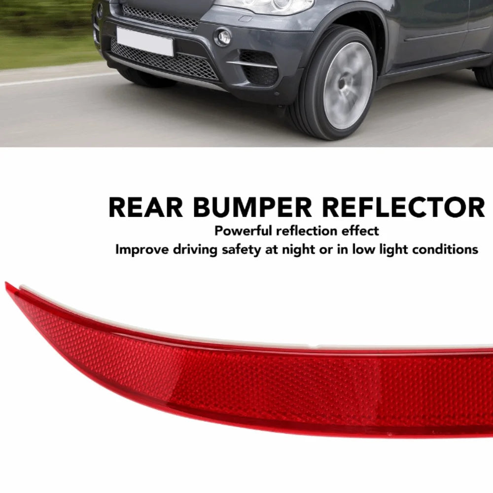 BMW X5 E70 LCI Red Rear Bumper Reflector 2011-2013 Bumper Reflector Nixie