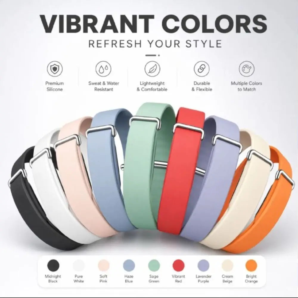 Silicone Sport Loop Band for Google Fitbit Air – Replacement Strap Smartwatch Replacement Band Nixie