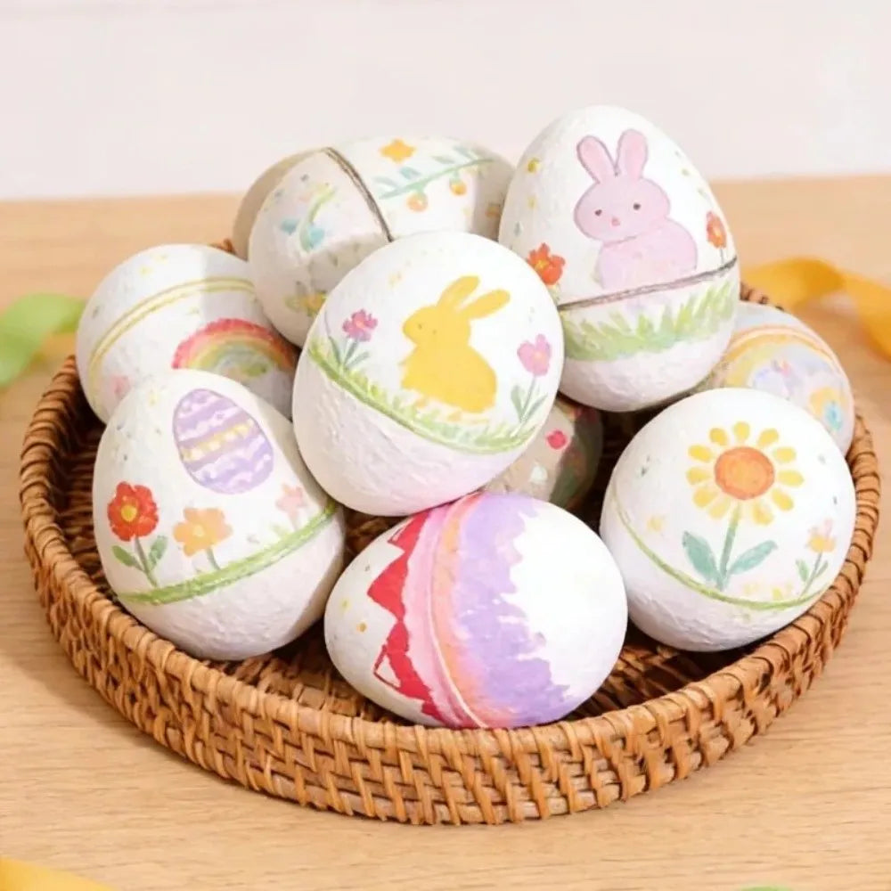 DIY Paintable Easter Eggs – Blank Eco Paper Pulp Craft Set