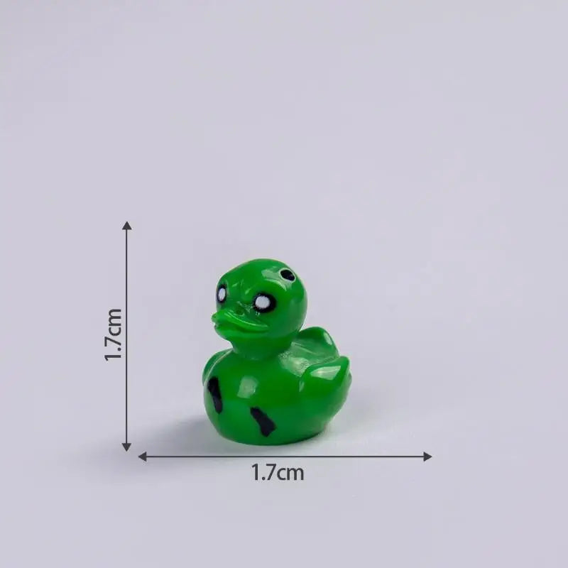 10Pcs Mini Halloween Resin Duck Figurines – Pumpkin & Ghost Halloween Figurines Nixie A9 10PCS