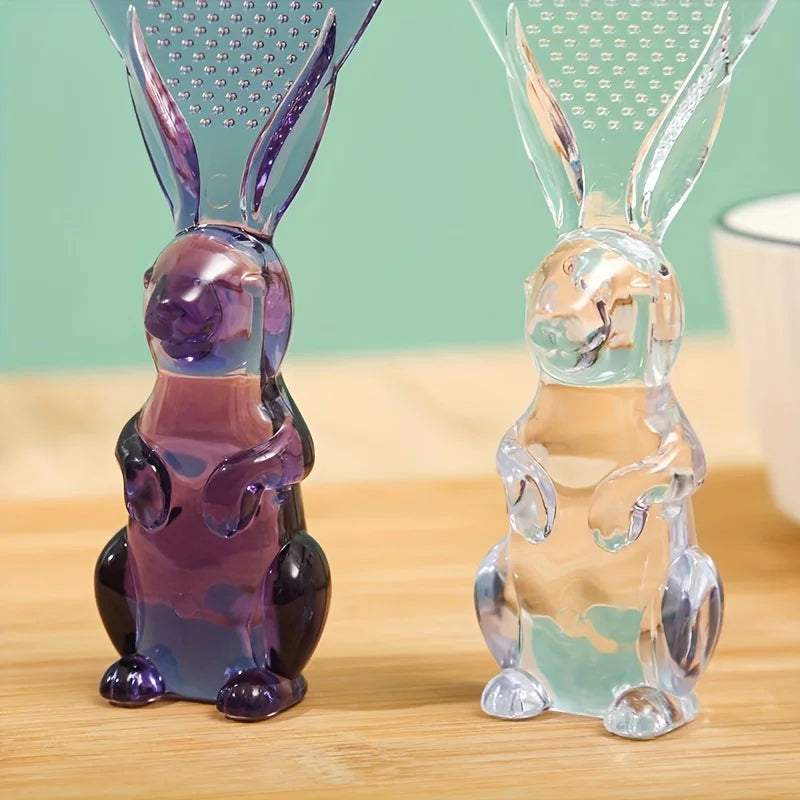 Transparent Crystal Rabbit Rice Spoon – Cute Cartoon Kitchen Scoop