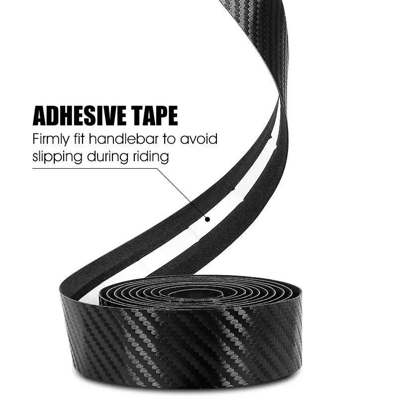Carbon Fiber PU Road Bike Handlebar Tape – Anti-Slip Bar Wrap Bicycle Handlebar Tape Nixie
