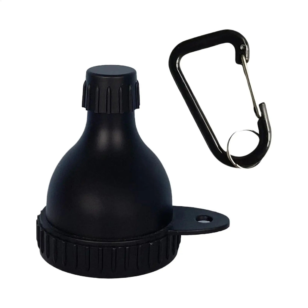 50ml Protein Powder Funnel with Carabiner | Leak-Proof Travel Container Supplement Powder Funnel Nixie