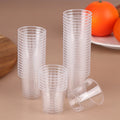 50Pcs 30ml Clear Plastic Mini Shot Glasses & Dessert Cups Disposable Party Cups Nixie Default Title