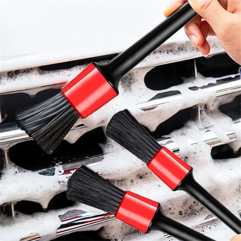 5-Piece Car Detail Brush Set – Vents, Dashboard & Wheels