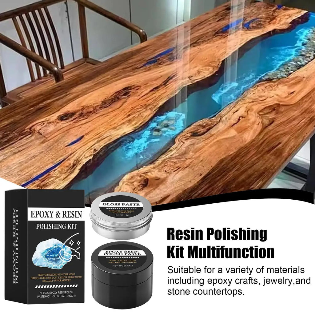 Epoxy Resin Polishing Kit – 3-Stage Scratch Buffing Compound Resin Polishing Kit Nixie Default Title