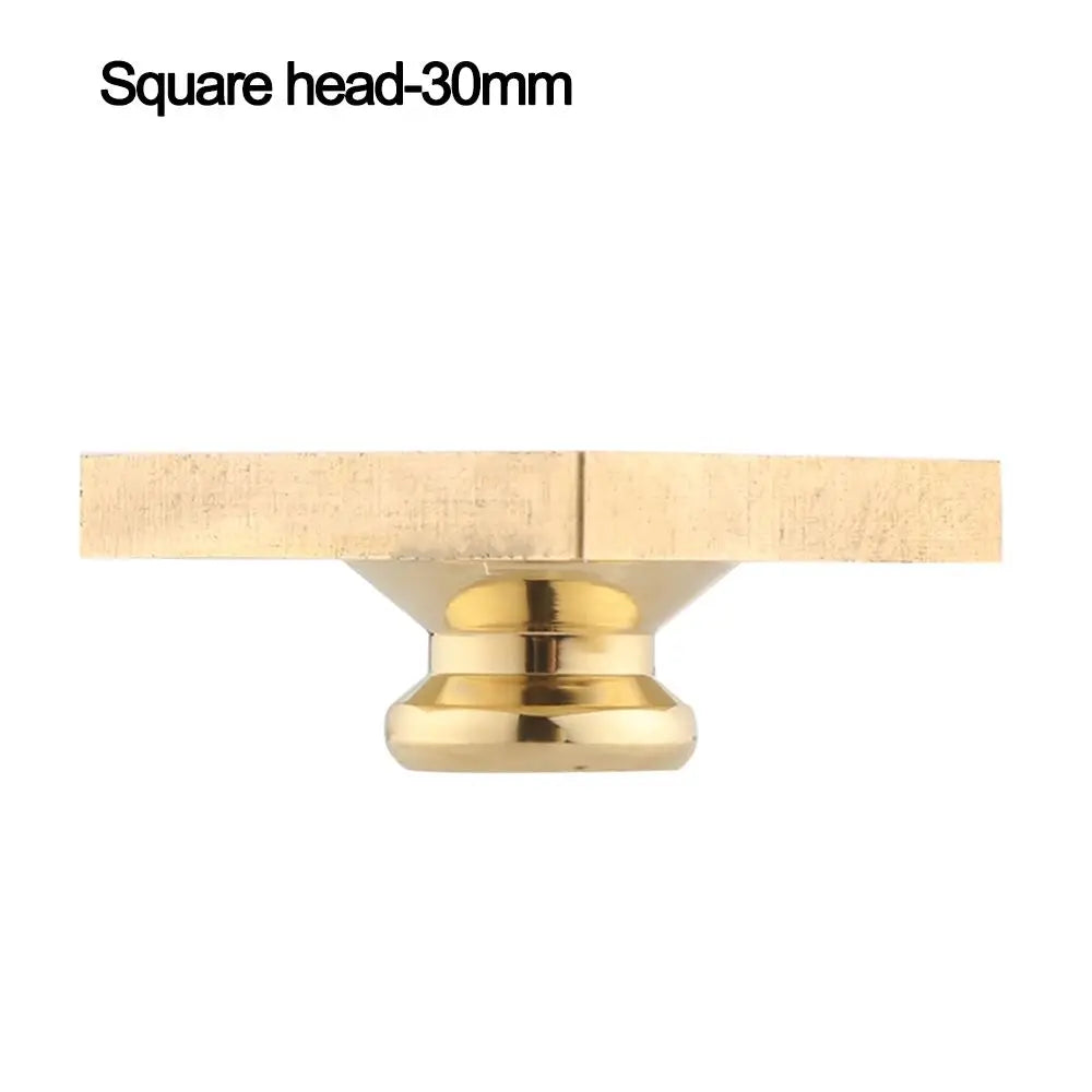 Copper Wax Seal Stamp Head – Wedding & Christmas Cards Wax Seal Stamp Nixie Square head-30mm