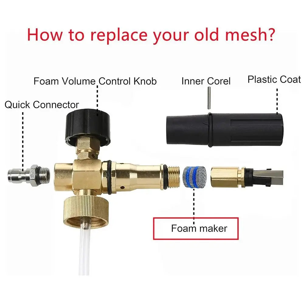 Snow Foam Lance Mesh Nozzle 3000 PSI | Pressure Washer Part