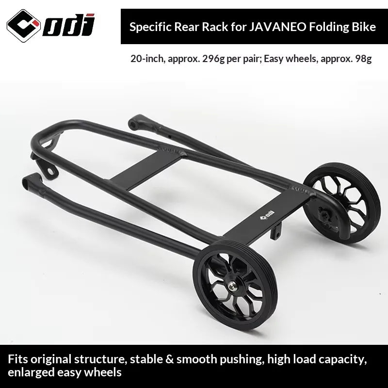 ODI Aluminum Rear Rack for JAVA NEO 16"/20" Folding Bike Bicycle Rear Rack Nixie 20 inch