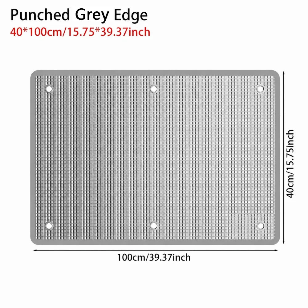 Aluminum Foil Window Insulation Film | Anti-UV Sun Shade Window Insulation Film Nixie Grey-40-100cm