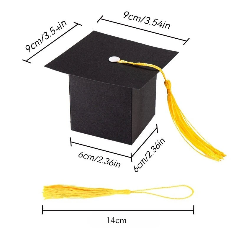2025 Graduation Hat Gift Bags – Candy & Party Favor Boxes Graduation Gift Bags Nixie