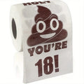 Funny Birthday Toilet Paper Roll – 3-Ply Prank Gift for Kids Novelty Gag Gift Nixie 150pcs-pack