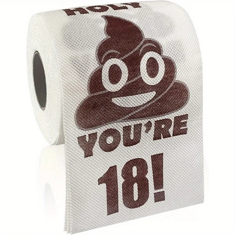 Funny Birthday Toilet Paper Roll – 3-Ply Prank Gift for Kids Novelty Gag Gift Nixie 150pcs-pack
