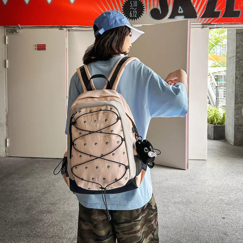 Japanese Lightweight Waterproof Backpack – Unisex Large Capacity