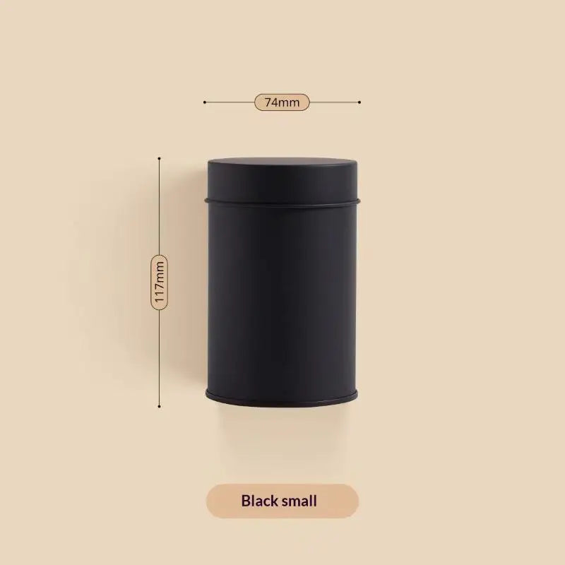 Airtight Tinplate Tea & Coffee Canister – 500ml Food Storage Jar Food Storage Canister Nixie A