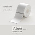 Niimbot Thermal Label Paper Roll | B1 B21 B3S Self-Adhesive Thermal Label Roll Nixie Transparent 40x60mm