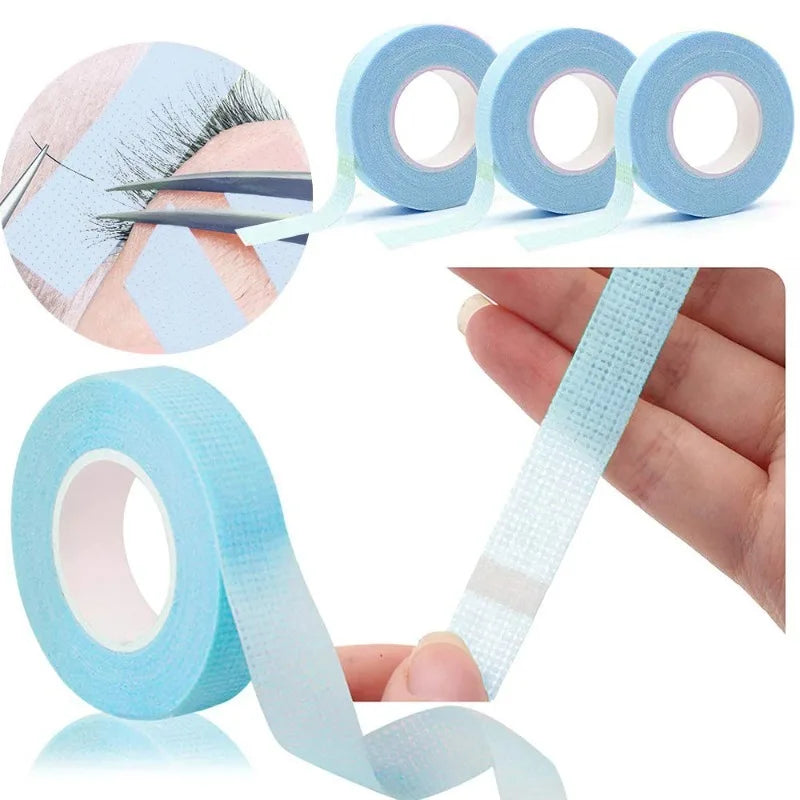 6 Rolls Microporous Fabric Eyelash Extension Tape – 9m Each Eyelash Extension Tape Nixie